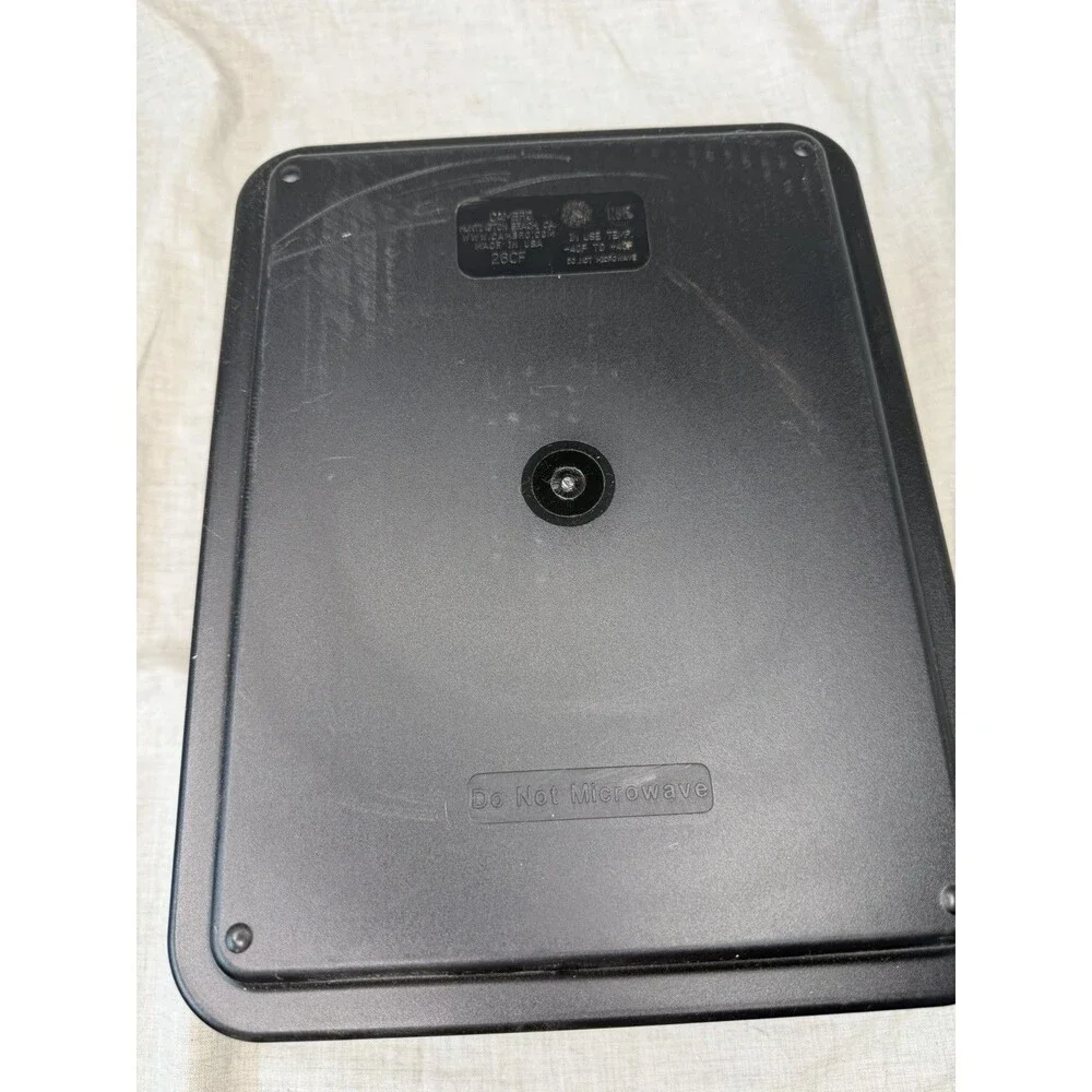Cambro 26CF110 ColdFest Black GN 1/2 x 6 Cold Food Pan New Catering